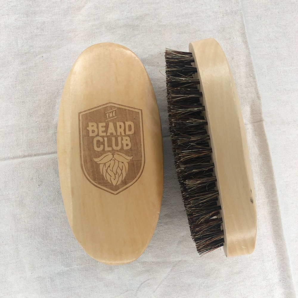 The Beard Club Birchwood Wooden Boar Beard Brush - Picture 6 of 6